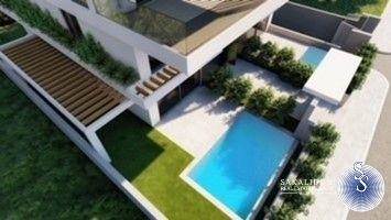 Voula newly built minimal design ground floor maisonette with exclusive use of swimming pool 